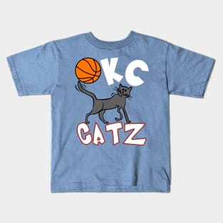 OKC Catz Basketball Squad Warmup Jersey Kids T-Shirt